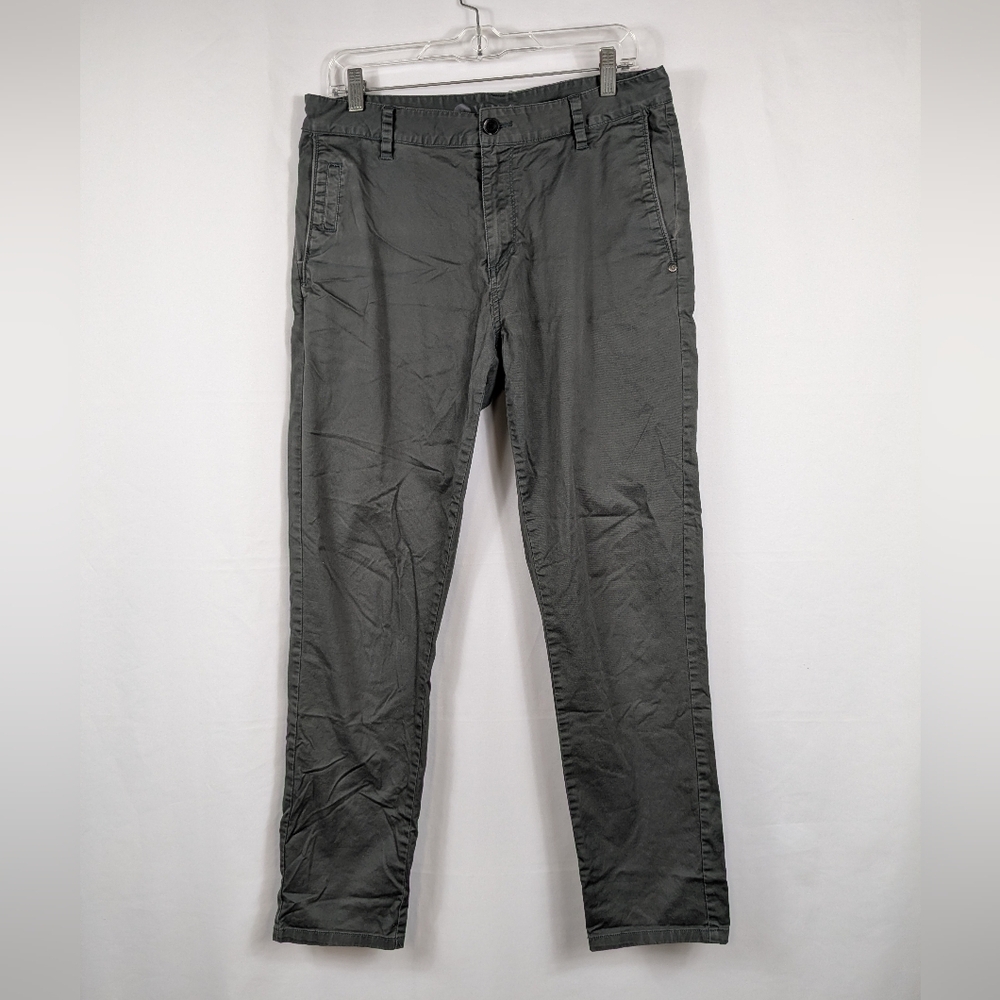 Vuori Mens Fletcher Chino Pants Classic Fit Sz 32 Gray Casual Preppy Office 2916